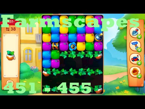 Farmscapes Level 451 - 455 HD Gameplay Walkthrough |  3 - match game | android | ios | pc | app