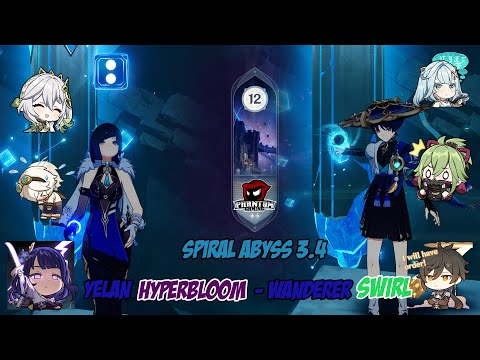 C6 Yelan & C6 Wanderer | Genshin Impact 3.4 Spiral Abyss Floor 12