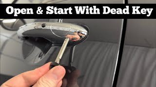 How To Unlock, Open & Start 2014 - 2021 Mini Cooper With Dead Remote Key Fob Battery