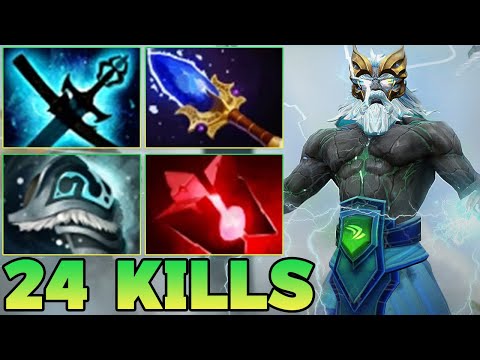 24 Kills Zeus Dota 2 Mid Lane 7.39 Meta !! Zeus Dota 2 Guide Gameplay Carry Support 7.40