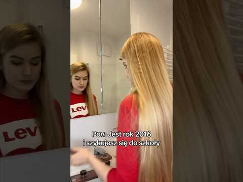 Jest rok 2016 i szykujesz się do szkoły #pov #2016 #2016makeup #milenial #boomer #getreadywithme
