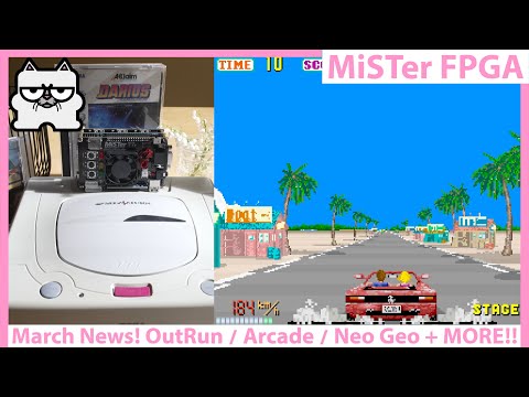 MiSTer FPGA DE10 NANO March News! OutRun! Irem M92! CPS 3! Neo Geo CD! New Arcade Cores! and MORE!