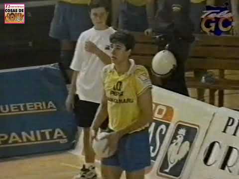 GRUPO DUERO - SAN JOSÉ . SU PRIMER TÍTULO DE LIGA. TEMPORADA 1994/1995. PARTIDO CONTRA GRAN CANARIA.