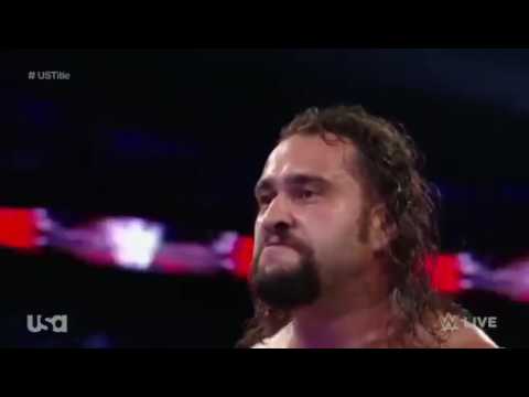 Roman Reigns Confronts USA Champion Rusev - Raw 8/1/2016