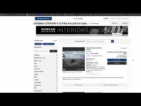 Citation V Ultra  CE560  Q3 2022 Market Review