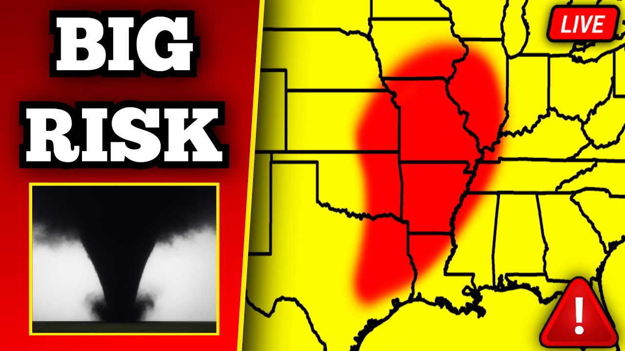 🔴 BREAKING Tornado Outbreak Coverage - Strong Tornadoes Possible - With Live Storm Chasers