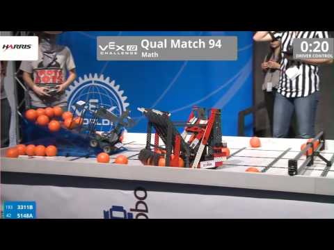 VEX Worlds 2016 - VEXIQ Middle School - Math - Qual 94 (3311B 5148A) 75
