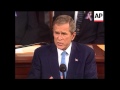 President George W. Bush addresses a Joint Congress about the War on Terror