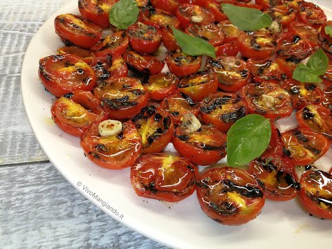 Pomodorini grigliati, gustosi e versatili