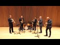 PRISM Quartet and Miguel Zenon perform "Improvisations" by Chris Potter