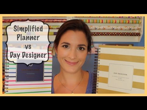 Simplified Planner vs Day Designer: Planner Comparison & Review Video
