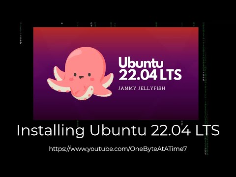 Installing Linux Ubuntu 22.04 LTS Jammy Jellyfish