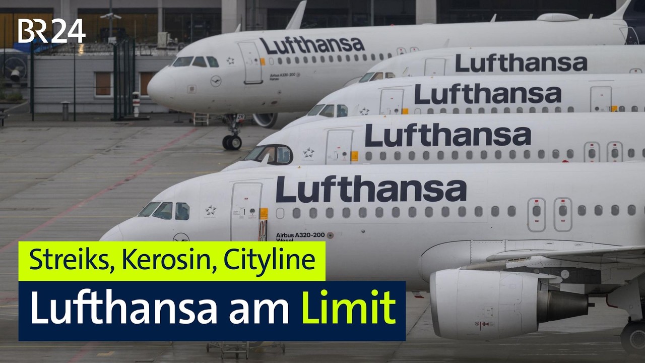 Streiks, Kerosin, Cityline: Lufthansa am Limit | BR24