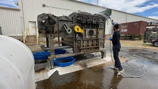 The Most Random Thing I've Ever Pressure Washed | $10,000,000 Textile Equipment