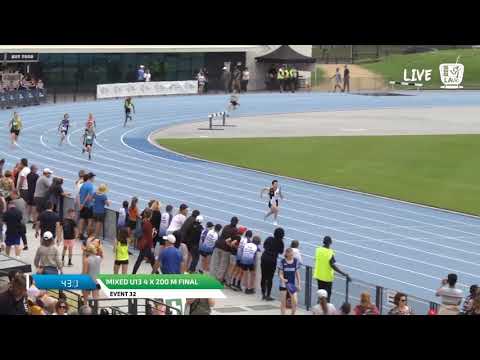 Mixed U13 4 x 200m Final - 2018 SUBWAY State Relay Championships // LAVicTV