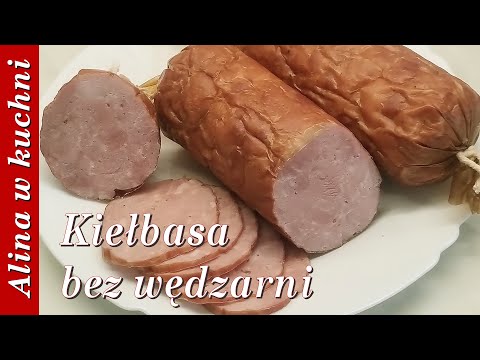 Domowa kiełbasa z łopatki - bez wędzarni, bardzo prosta, kiełbasa z piekarnika,  #airfryer,