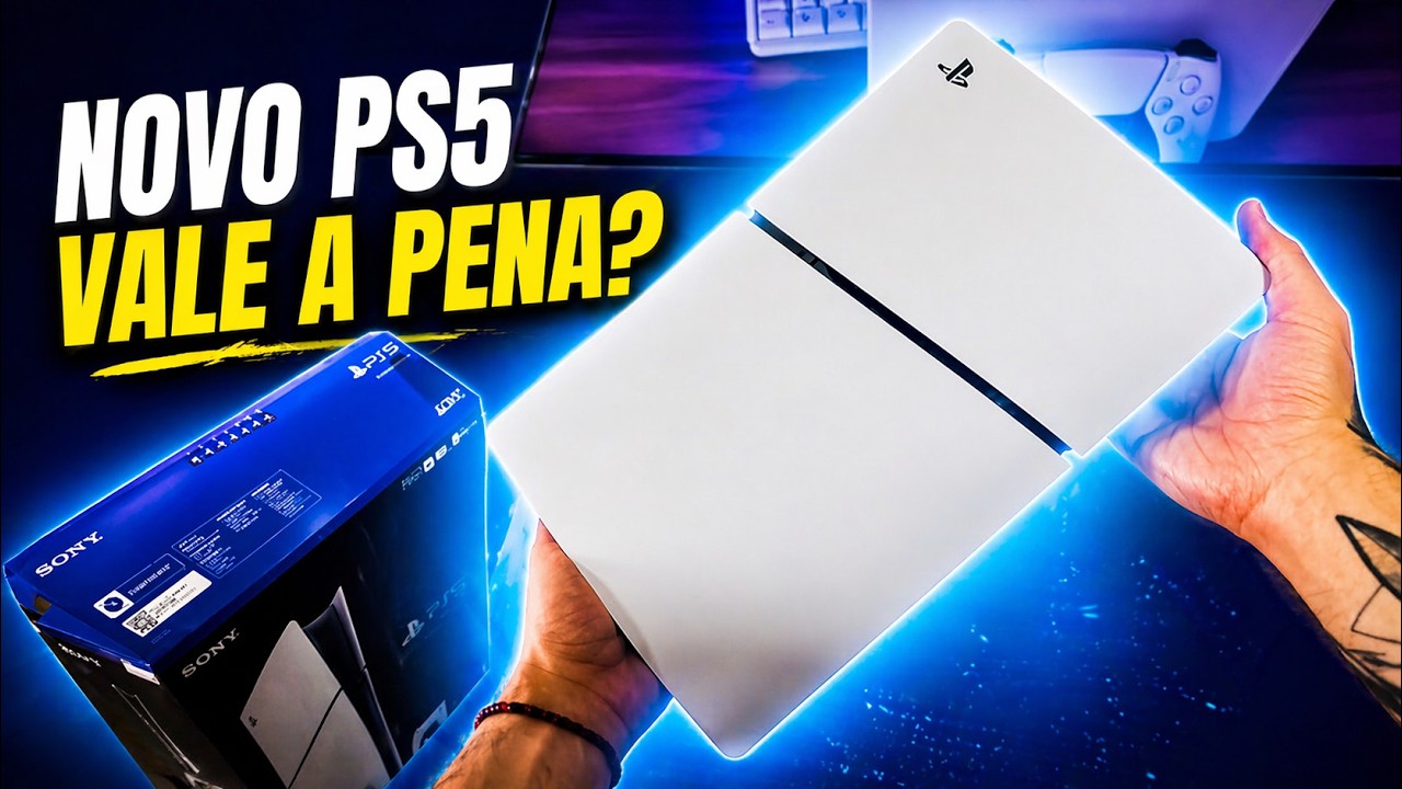 Miniatura da avaliação em vídeo de Console Sony PlayStation 5 Digital Edition Branco e Preto