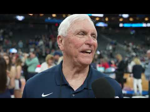 Bob Hurley Reacts to UConn's Elite Eight Win vs Gonzaga