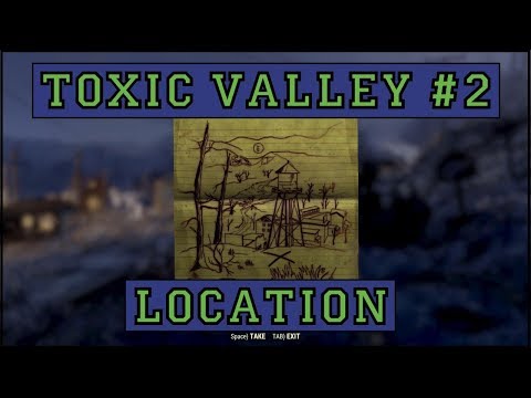 Fallout 76 | Toxic Valley Treasure Map #2 LOCATION!