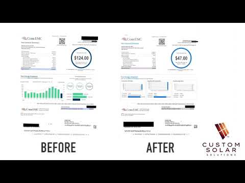 CSS Customer Testimonial: Utility Bill Before & After Solar