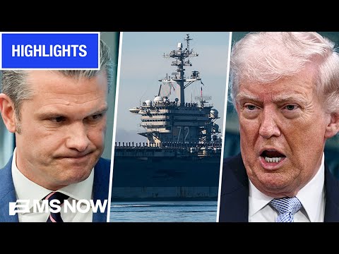 Navy 'RUNNING OUT OF SHIPS' for deployment as USS Lincoln returns home | MS NOW Highlights
