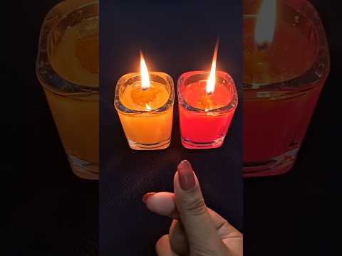 Diy Water Candles |😍🪔✨️Making Water Candles For Diwali Decor |😄#shorts #diwali #watercandle #decor