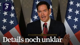 USA: Friedensabkommen mit Iran weitgehend ausgehandelt