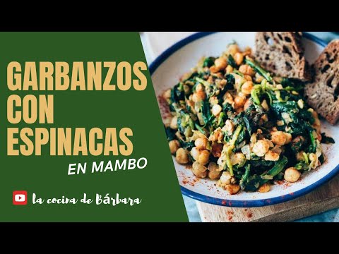 Receta de Garbanzos y Espinacas en Mambo | Comida Sana en Minutos