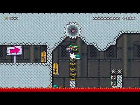 Short Auto Kaizo  Hold ➝ + Y + B by Second - Super Mario Maker 2 - No Commentary 1bv
