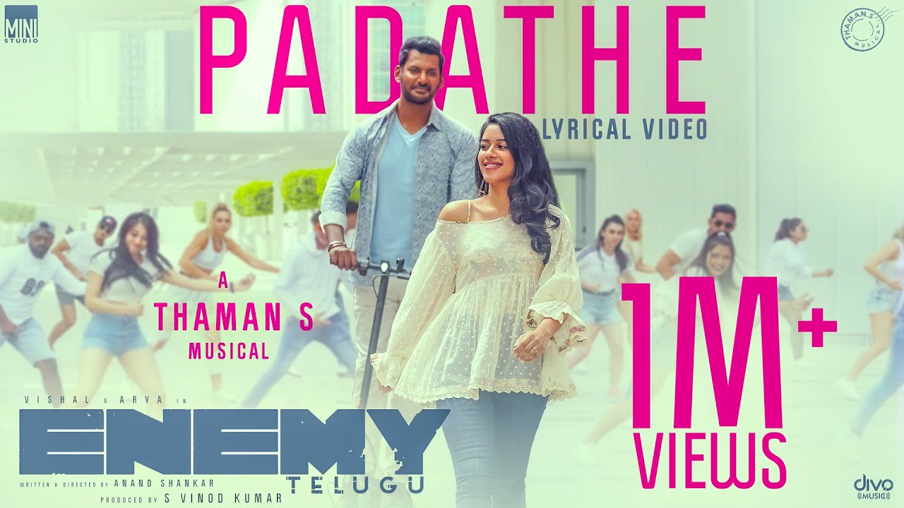 Padathe Song Lyric Video | Enemy (Telugu)