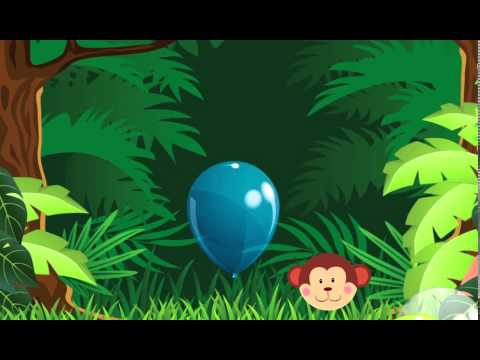 Animal Balloon Pop for Babies Video