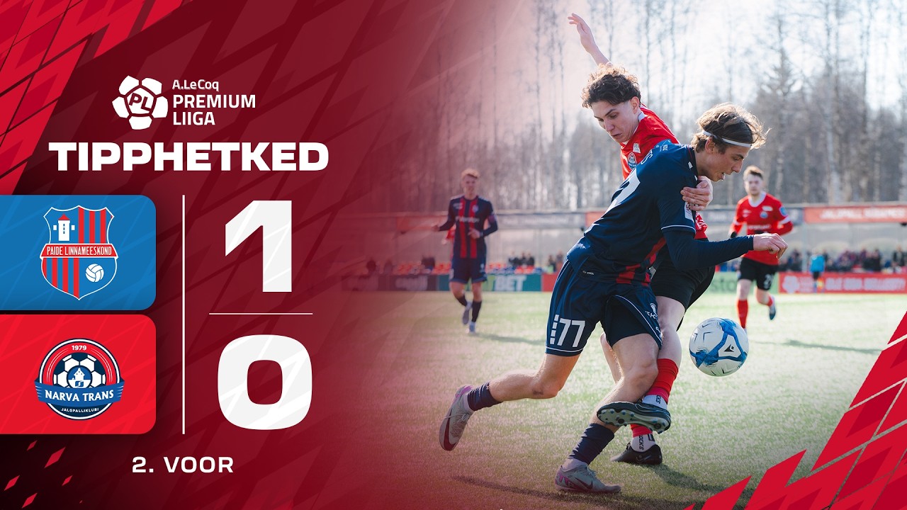 Paide Linnameeskond vs Narva Trans Highlights