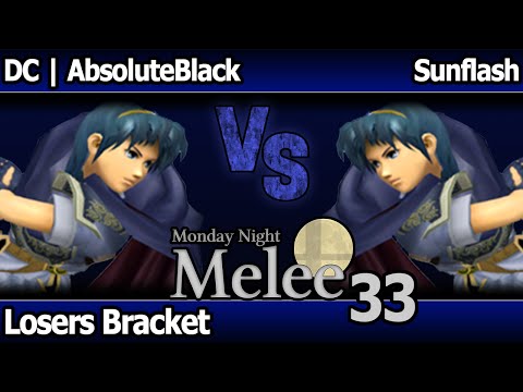 MNM 33 Melee - DC | AbsoluteBlack (Marth) vs Sunflash (Marth) - Losers Bracket