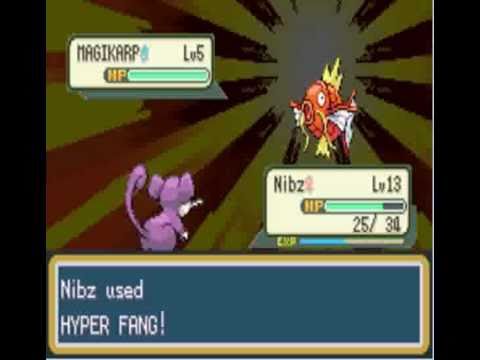 Pokemon Shiny gold Let's play - part 5: worlds longest magikarp battle