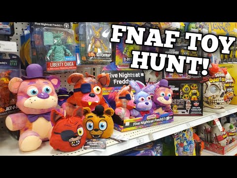 FNAF TOY HUNT 2 | FNAF FUNKO SNAPS, FANVERSE FNAF PLUSH, TIE DYE FNAF PLUSH, AND MORE!!