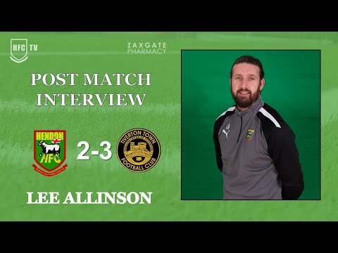 Lee Allinson post match v TIVERTON TOWN - 3 February 2024