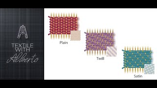 The 3 Fundamental Textile Weaves: Plain, Twill and Satin