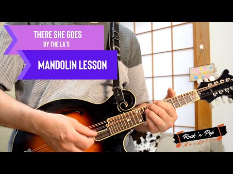 Ahí va ella (Las La) - Lección de mandolina #rockpopmandolin