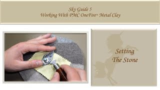 12 Making A Bezel Setting - Sky Guide 5 - PMC OneFire™ Sterling 960 Metal Clay Tutorial