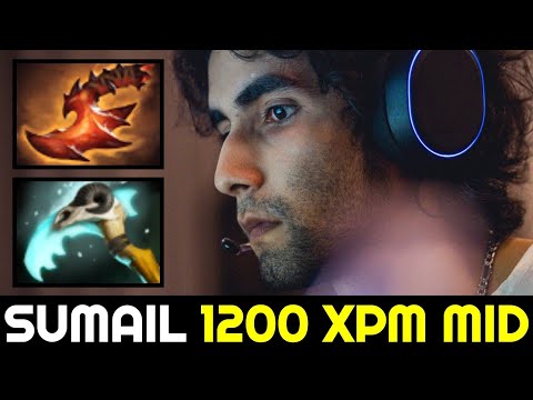 SUMAIL 1200 XPM Mid Leshrac with Overwhelming Blink Build Dota 2