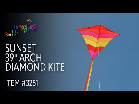 Sunset 39" Arch Diamond Kite - In the Breeze