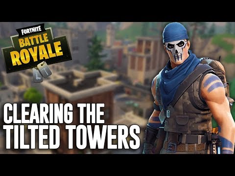 Clearing The Tilted Towers!! Fortnite Battle Royale Gameplay - Ninja