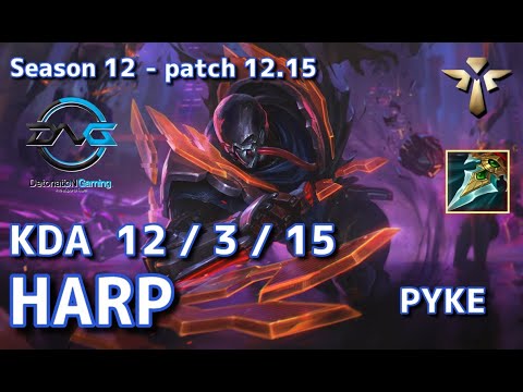 【KRサーバー/GM】DFM Harp パイク(Pyke) VS モルガナ(Morgana) SUP - Patch12.15 KR Ranked【LoL】