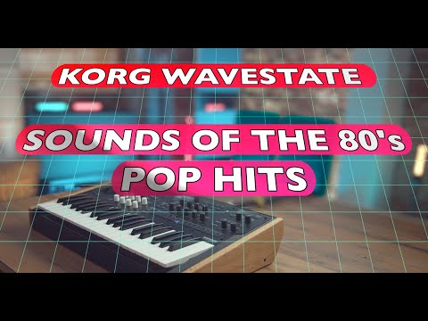 Korg WaveState - the 80's Pop Hits (80 Patches of 9 World Hits - Michael Jackson, Toto, Chaka Khan)