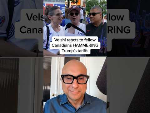 Velshi reacts to fellow Canadians HAMMERING Trump's tariffs