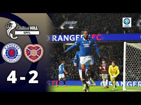 Chermiti-Dreierpack verkürzt den Abstand auf die Spitze! | Glasgow Rangers - Heart of Midlothian