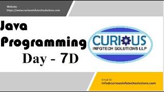 Day-7d Java Array Part-2