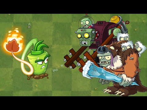 Frozen and Future GARGANTUAR ATTACK on The Piñata PARTY!! | Plants vs Zombies 2