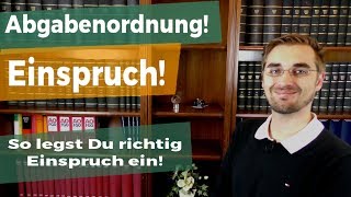 EINSPRUCH einlegen! So geht es ganz einfach!