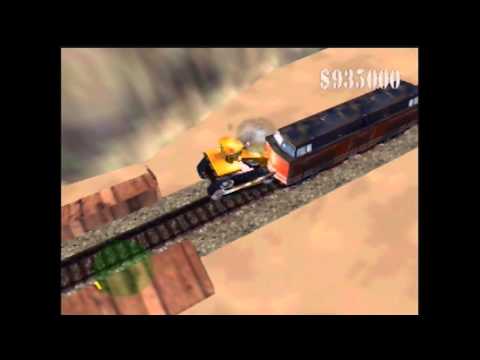 Blast Corps - Train Clipping (A Few Examples)